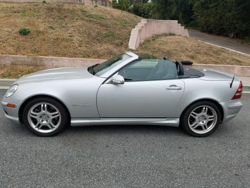 Silver 2003 Mercedes-Benz SLK-Class SLK32 AMG